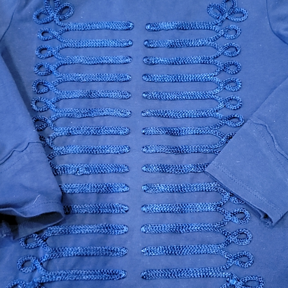 Navy blue Tooby Doo long sleeve shirt - Picture 3 of 4